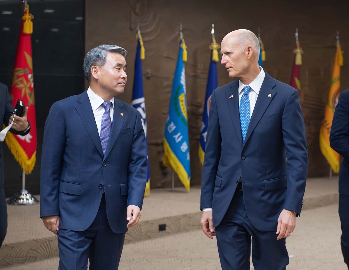 국방뉴스 - 국방부 방문한 릭 스콧(Rick Scott) 미국 상원의원 미국 의회 차원의 지지